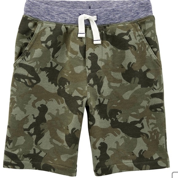 Carter/'s Toddler Boys/' Pull-On Twill Pants Camo NWT Camouflage elastic waist